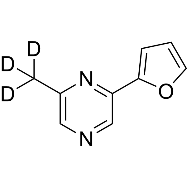 2-(2-Furanyl)-6-methylpyrazine-d3 1335402-08-8